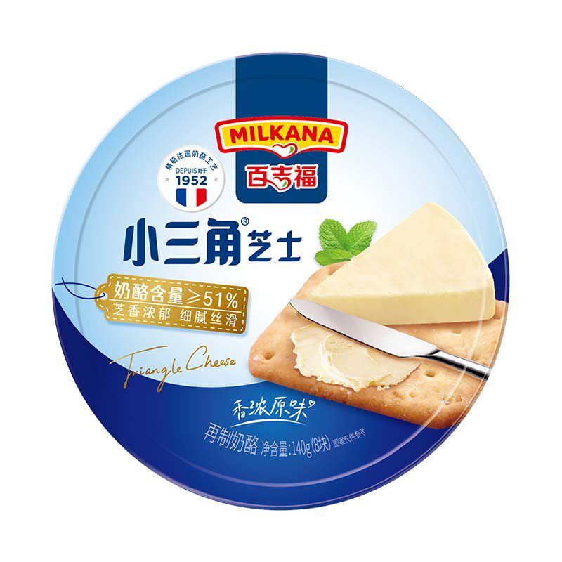 百吉福小三角奶酪法式甜品可涂抹