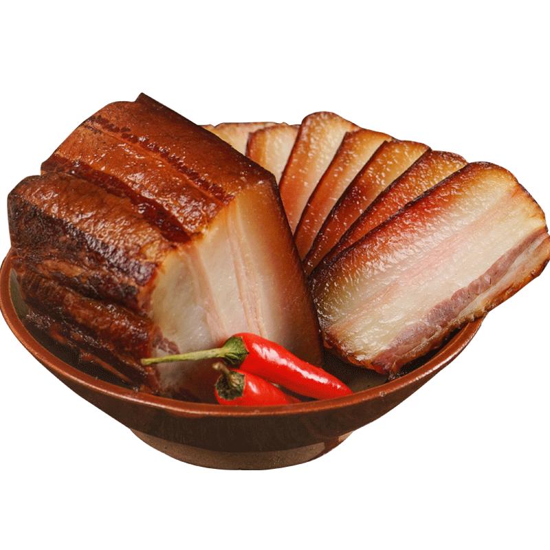 烟熏腊肉四川特产五花自制腊肠