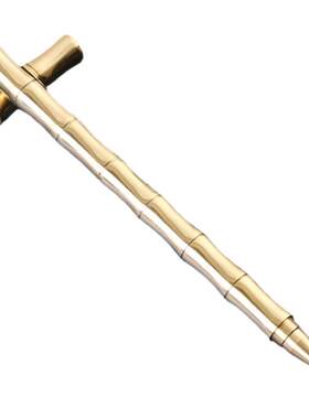竹节黄铜签字笔EDC工具