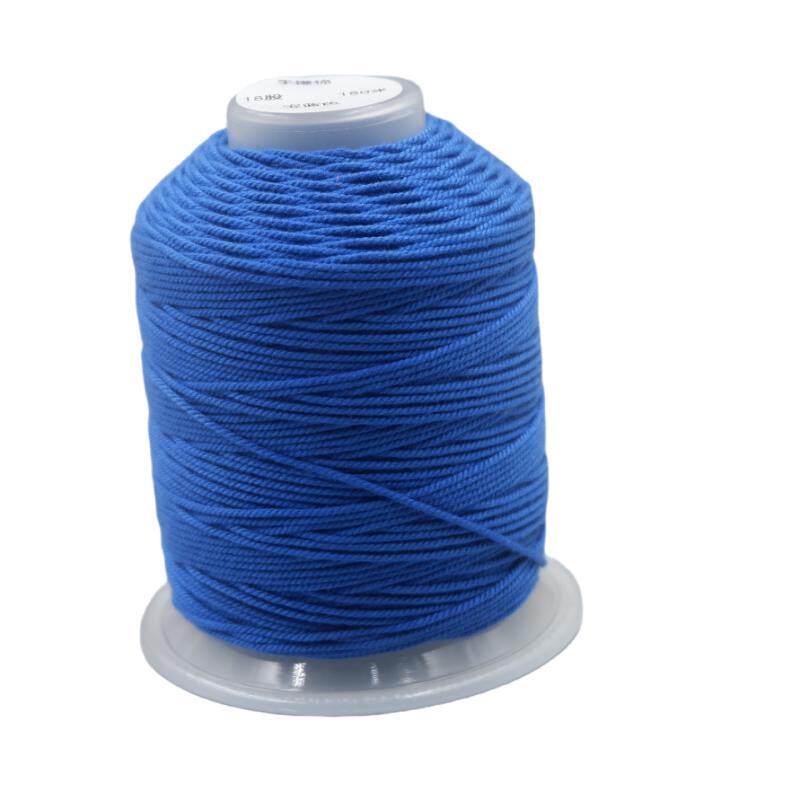 藏式手搓棉线纯色麻色文玩绳子穿珠线星月菩提百香佛珠棉线流苏线