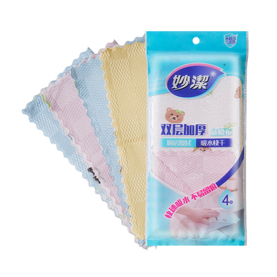 妙洁鱼鳞抹布擦玻璃专用