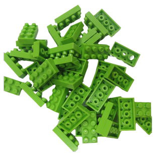 微钻纳米积木2*4孔钻石 儿童拼装益智散装基础拼图配件定制像素画