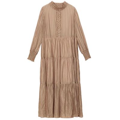 谜底冬复古优雅浪漫迪木尔风可露丽风大摆裙长裙244ML1600