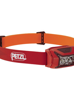 攀索PETZL ACTIK 小巧头灯 易于使用 红光照明450流明 徒步
