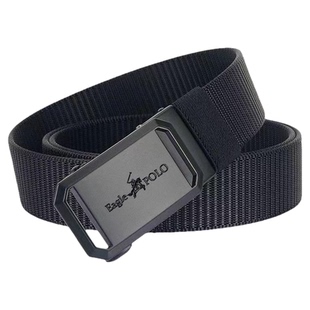 男士皮带2026新款自动扣帆布战术工装休闲户外尼龙帆布裤腰带男款