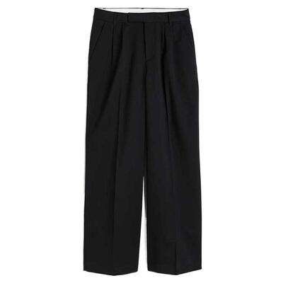 hm裤子通勤直筒通勤职场西裤