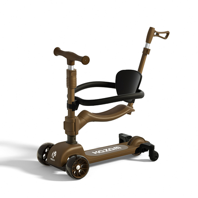 无级调节儿童滑板车多合一可折叠