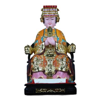 朝天妈祖娘娘神像北体海神天妃妈祖树脂天后娘娘雕像摆件