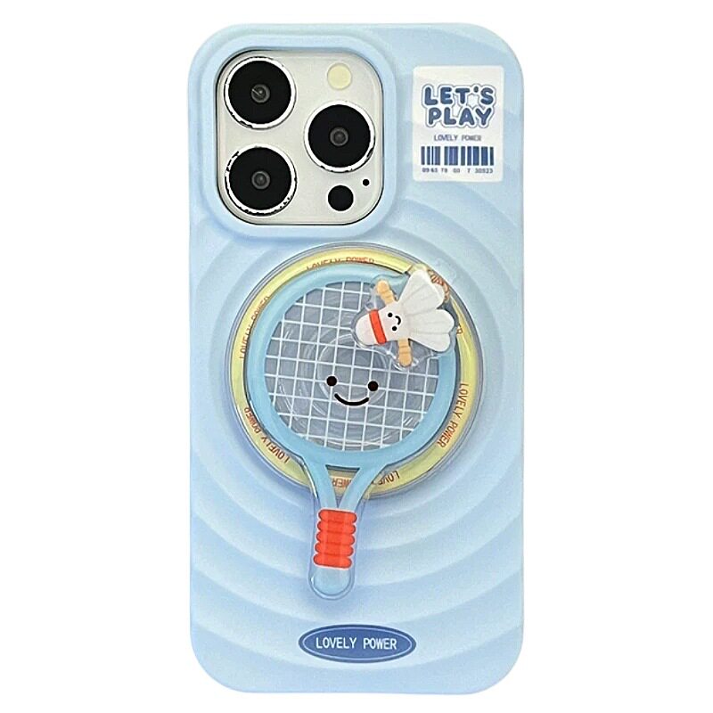 夏季适用iphone17/116promax磁吸款羽毛球15/14乒乓球手机壳高级感苹果13卡通12/11个性全包xrxs软壳14pro