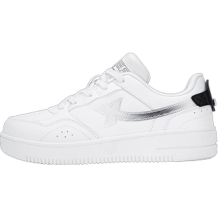 特步童鞋男童低帮板鞋夏季儿童小白鞋中大童白色运动鞋小学生鞋子