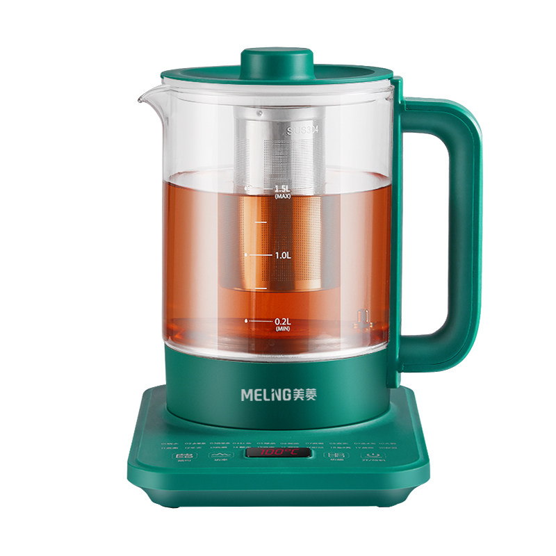 美菱养生壶家用全自动迷你煮茶器办公室小型多功能恒温玻璃烧水壶