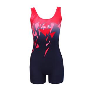 专业泳衣女2026新款女士游泳衣平角显瘦修身弹力竞速运动连体泳装