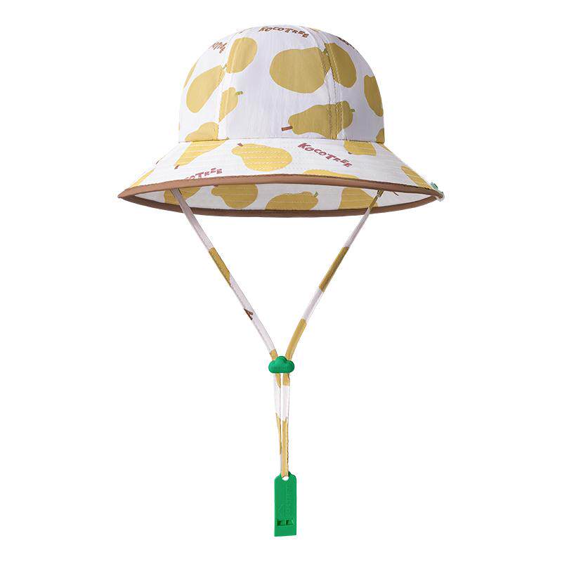 KK树宝宝遮阳帽婴儿防晒帽儿童帽子春秋夏季防紫外线男童女孩渔夫