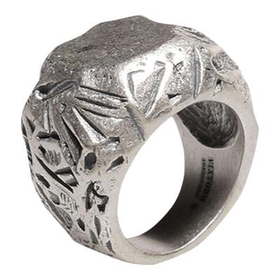 VIXTORM纯银戒指印章厚重质感