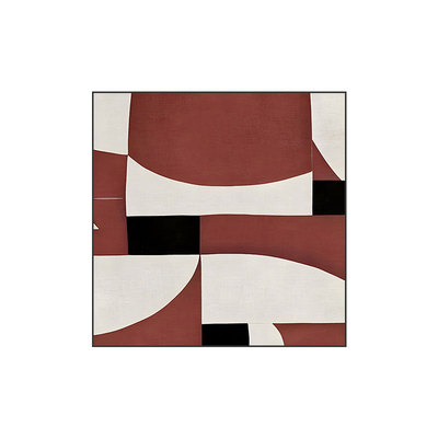 侘寂风客厅装饰画酒店卧室挂画