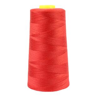 红色系402柳青牌线高速涤纶制衣刺绣花绗缝拷边家用手缝线宝塔线