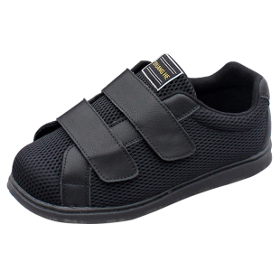 脚肿痛风专用鞋糖尿病足老人鞋加宽拇指外翻宽头网面透气防滑男鞋