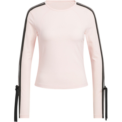 【自营】adidas阿迪达斯女三条纹舞动系列蝴蝶结长袖T恤 KG3860