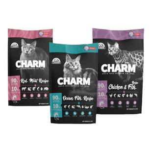 美国原装进口猫粮CHARM野性魅力无谷鸡肉鱼海洋鱼红肉成猫幼猫粮