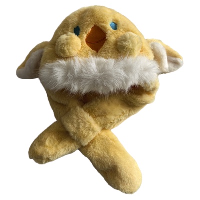 耳朵会动会响卡通帽子围巾一体