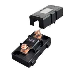 房车改装逆变器保险丝盒保险座加装副电瓶大功率纯铜80A100A200A