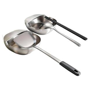 不锈钢汤勺架托托架锅盖锅铲高温防烫收纳铲子厨房台面置物架