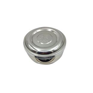 包邮出口韩国不锈钢碗带盖碗配盖碗双层碗隔热碗韩式米饭碗留样碗