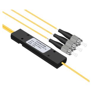 奥康达电信级光纤分光器一分二光纤分路器1分2/4/8/16/32光钎分线器单模圆头FC/UPC盒式/拉锥式FC/UPC