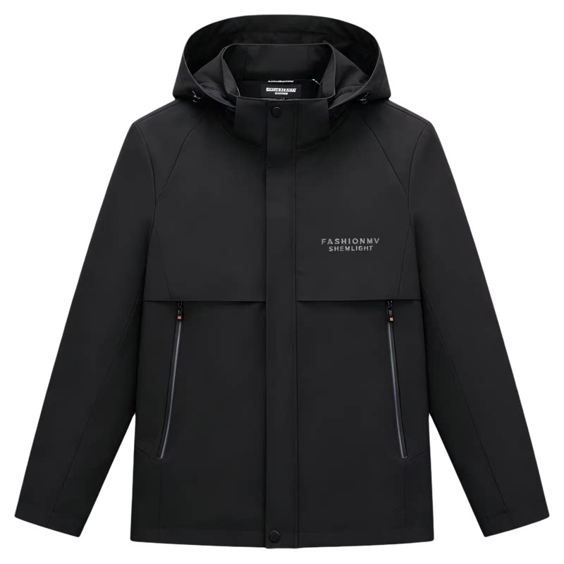 男款派克服全身貂绒内胆
