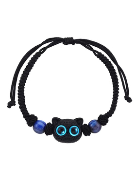 可爱卡通猫咪手链女2026新款多巴胺叠戴巨好看的小众手串手链手饰