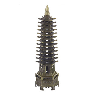 文昌塔九层13层 酒柜装饰品摆件书桌书柜学生创意小摆设 中式建筑