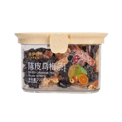 来伊份蜜饯果干陈皮乌梅条200g