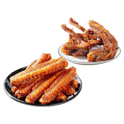 【超级88预售】陈阿炳风干鸭架鸭锁骨香辣官方旗舰店鸭翅中