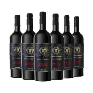整箱 PICCINI/彼奇尼黑枯藤半甜红酒750ml*6支 意大利进口葡萄酒