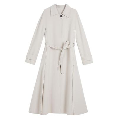 【绵羊毛+羊绒】YINER音儿冬季双面毛呢大衣翻领外套