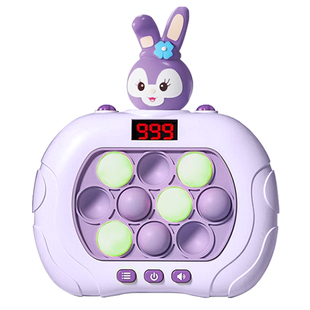掌上地鼠儿童速推按按乐游戏机男女孩解压益智闯关消消乐生日礼物