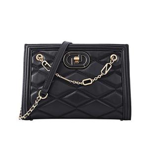 Fion/菲安妮花窗系列托特包菱格链条小众轻奢感包包女中号手提包