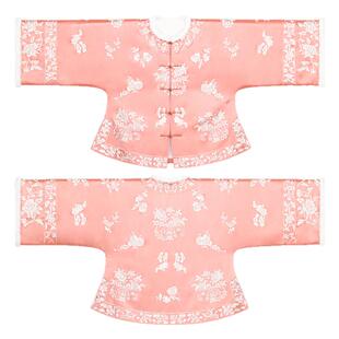 桃霞冬禧丨一城风絮丨秋冬真丝绣花中式保暖原创款袍褂貂毛加厚款