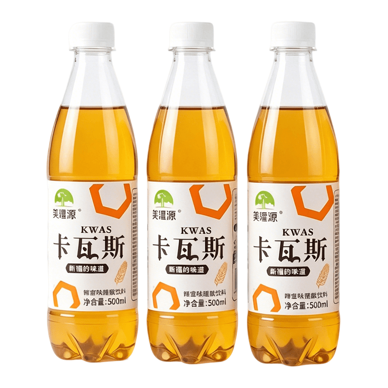 新疆美疆源卡瓦斯500ml蜂蜜味碳酸饮料西域风味麦香蜂蜜特色饮品