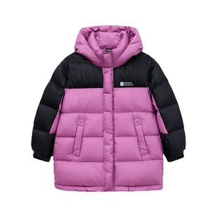 EBAER儿童羽绒服2025冬季新款男童女童户外运动羽绒面包服冬外套