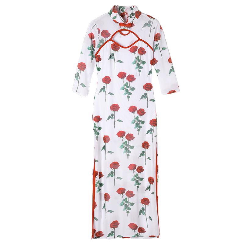塘夏记古典舞旗袍练功演出服新款