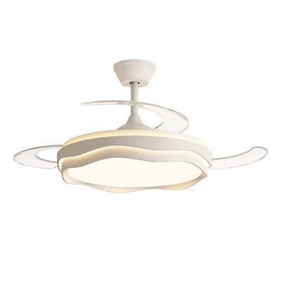 帕莎隐形风扇灯卧室2025年新款简约现代静音电扇一体餐厅吊扇灯