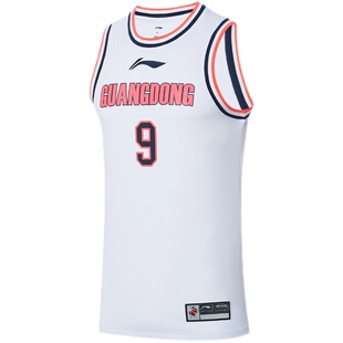 正品李宁新赛季CBA广东宏远队易建联9号球衣篮球休闲背心AAYS495