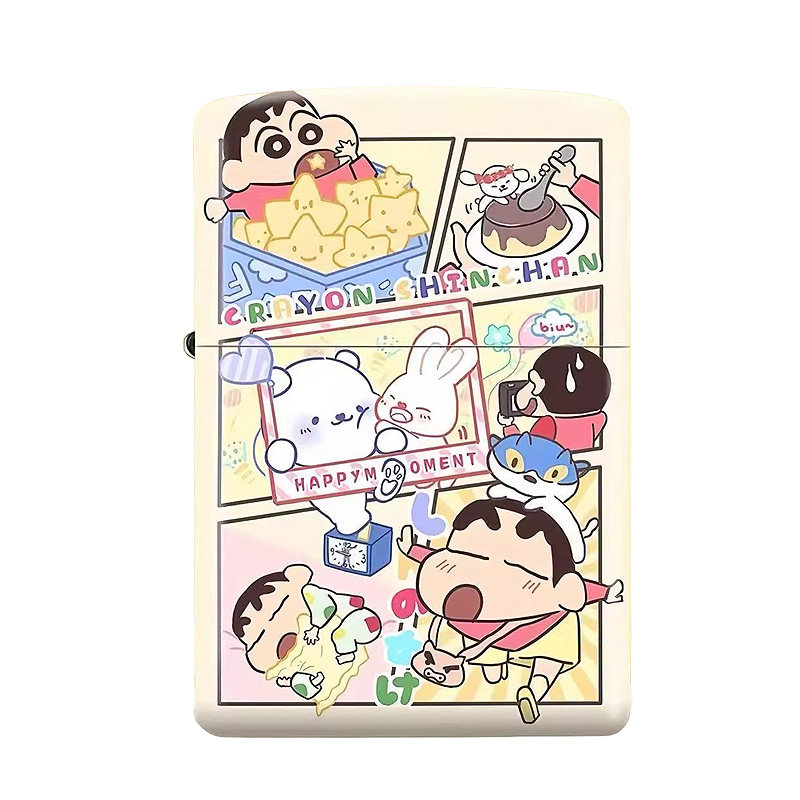 ZIPPO逛吃蜡笔小新彩印