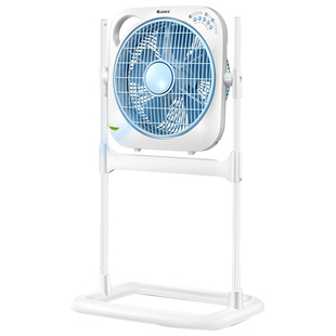 格力电风扇家用宿舍落地转叶扇轻声五叶落地扇升降遥控定时电风扇