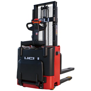 合力全电动堆高车步行站驾式托盘液压装卸车2吨小型升降装卸叉车