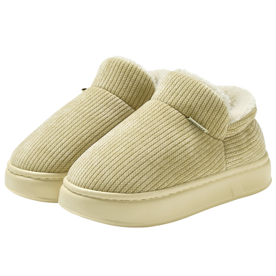 包跟棉拖鞋女冬季2025新款室内家居毛绒保暖高帮棉鞋男款情侣外穿