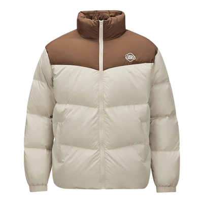 Skechers斯凯奇面包羽绒服撞色男女潮百搭运动外套L324U104/0046