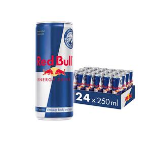 奥地利RedBull进口红牛运动开车提神维生素功能饮料原味/无糖24罐