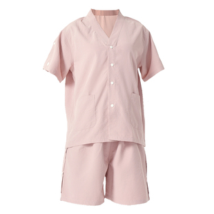 凉感艾灸服冰丝皱汗蒸服水疗按摩针灸浴服中医长款开扣采耳桑拿服